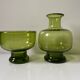 Pair of 1960’s danish glass by Per Lutken