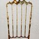 Pair of chiavarine chairs, brass