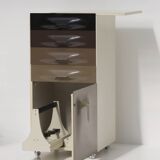 DF2000 trolley bar cabinet by Raymond Loewy for the Doubinsky Frères 1968