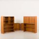 Danish mid century modular bookcase in teak by Poul Hundevad , Denmark