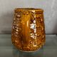 Digouin and Sarreguemines ceramic pitcher with braided decoration