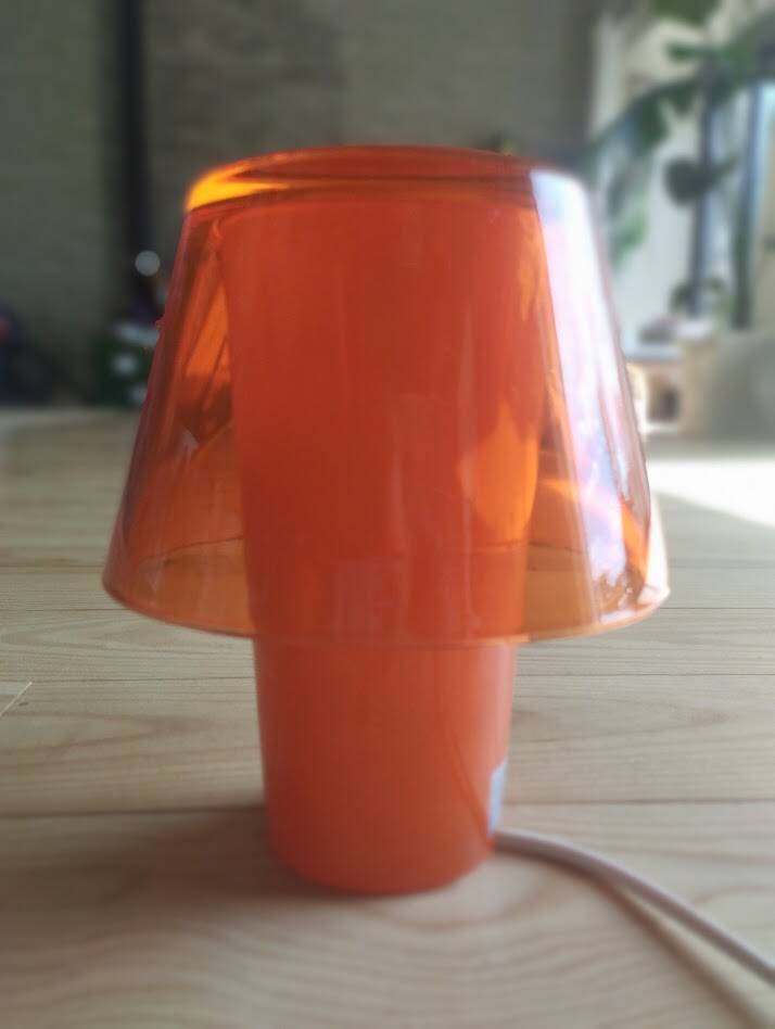Ikea Gavik orange lamp – vintage design from the 70s/80s.