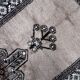 Handmade vintage Persian Gabbeh rug 111cm x 214cm, 1970s