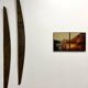 Modernist diptych, oil on canvas