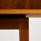 Rosewood and Teak Low Sideboard with Sliding Doors, 1960s