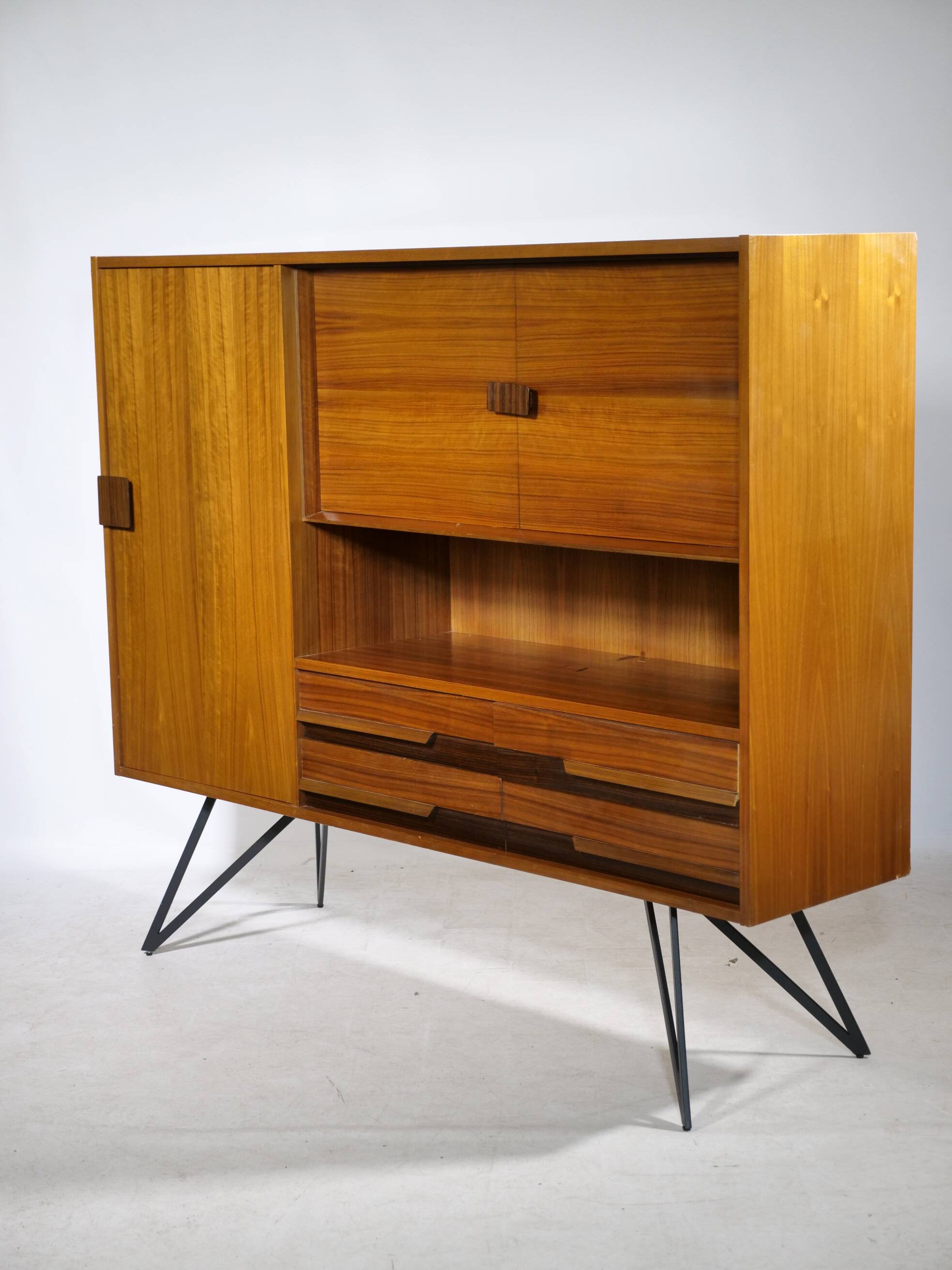 Teak Sideboard by Ernst Dieter Hilker, 1960s Vintage