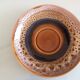 Hawaiian decor coffee service from the Sarreguemines faience factories / vintage 60s-70s