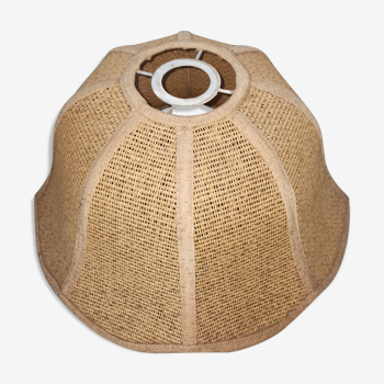 Suspension in jute and braided wicker - lampshade