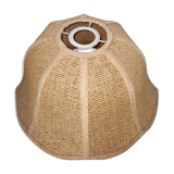 Suspension in jute and braided wicker - lampshade