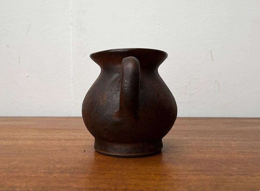 Mid-century minimalist vase pitcher by Hartwig Heyne Hoy Pottery, Germany, 1960s.