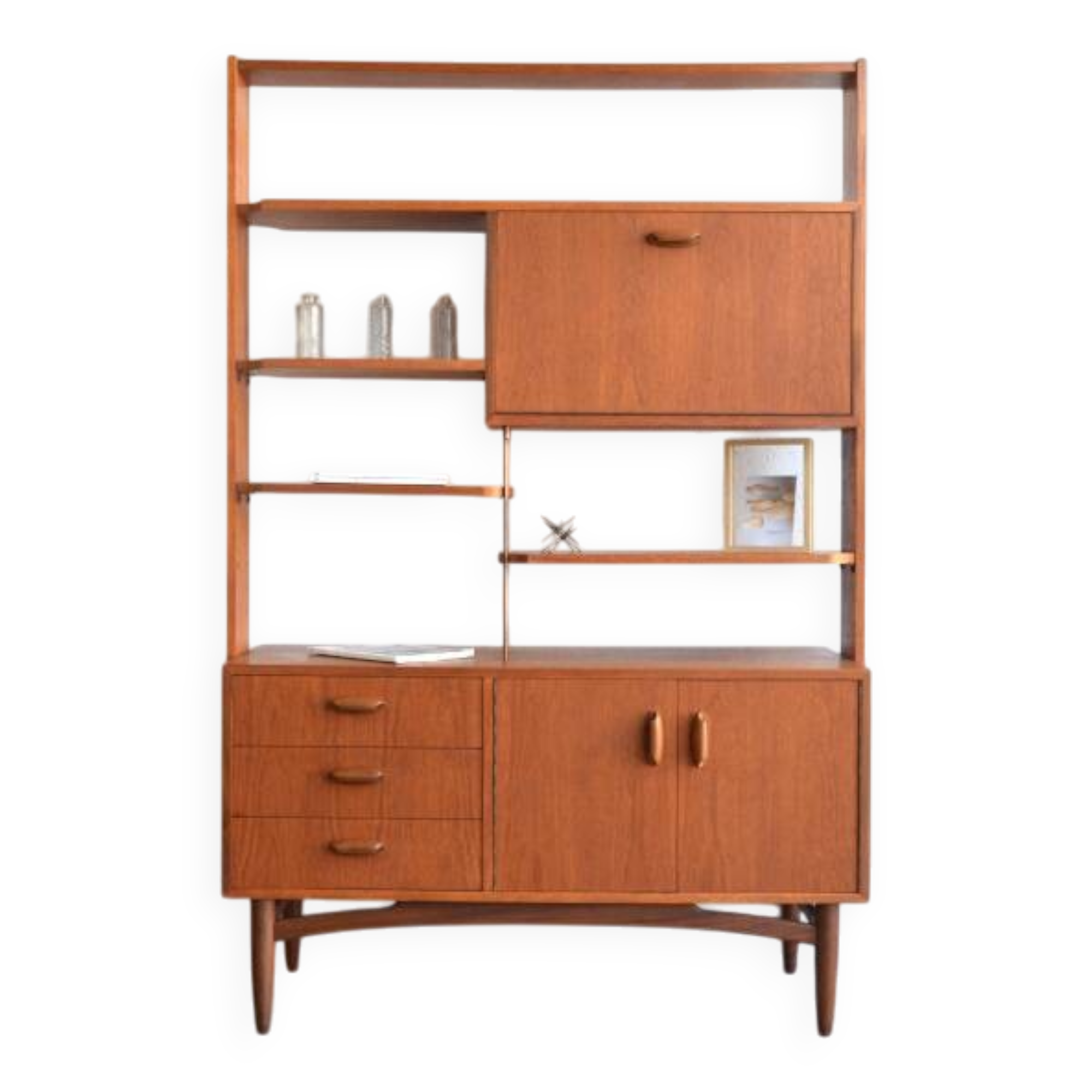 Bibliothèque en teck par G-Plan * 122 cm