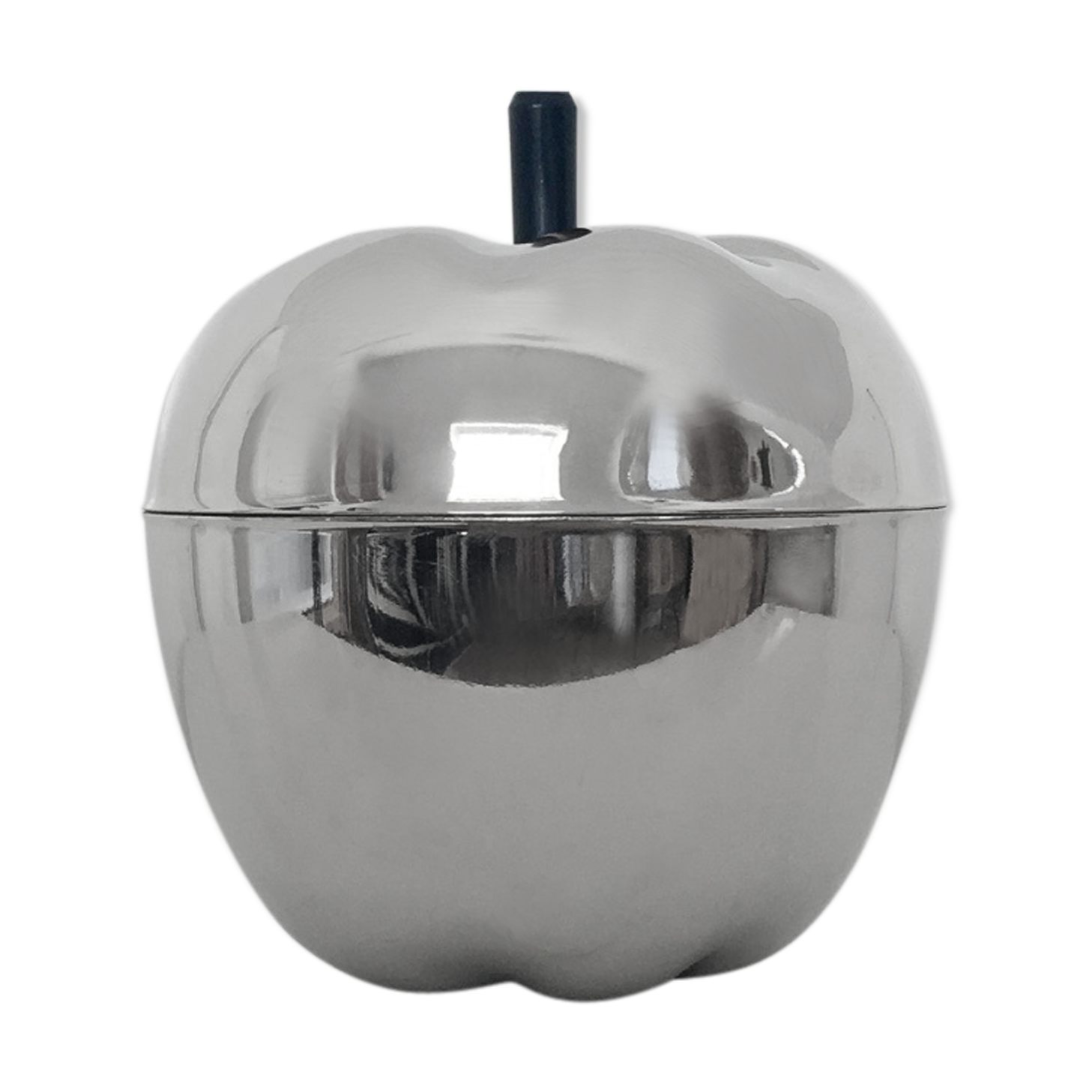 Silver apple ice bucket