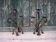 Two wrought iron chandeliers