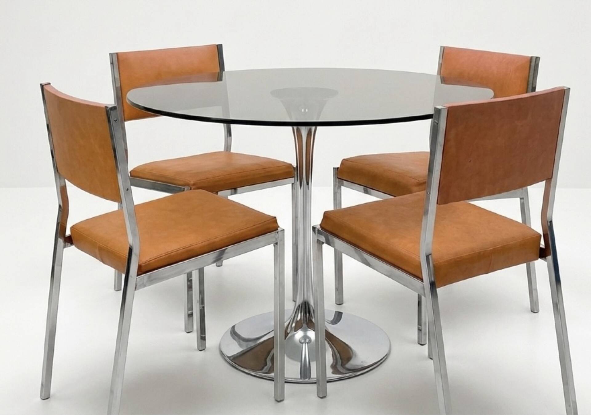 Lot 4 chaises vintage
