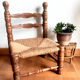 Low chair corner of fire