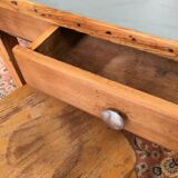 blue table