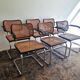 Set of 6 'Cesca' Chairs with armrests by Marcel Breuer produced by KnollStudio