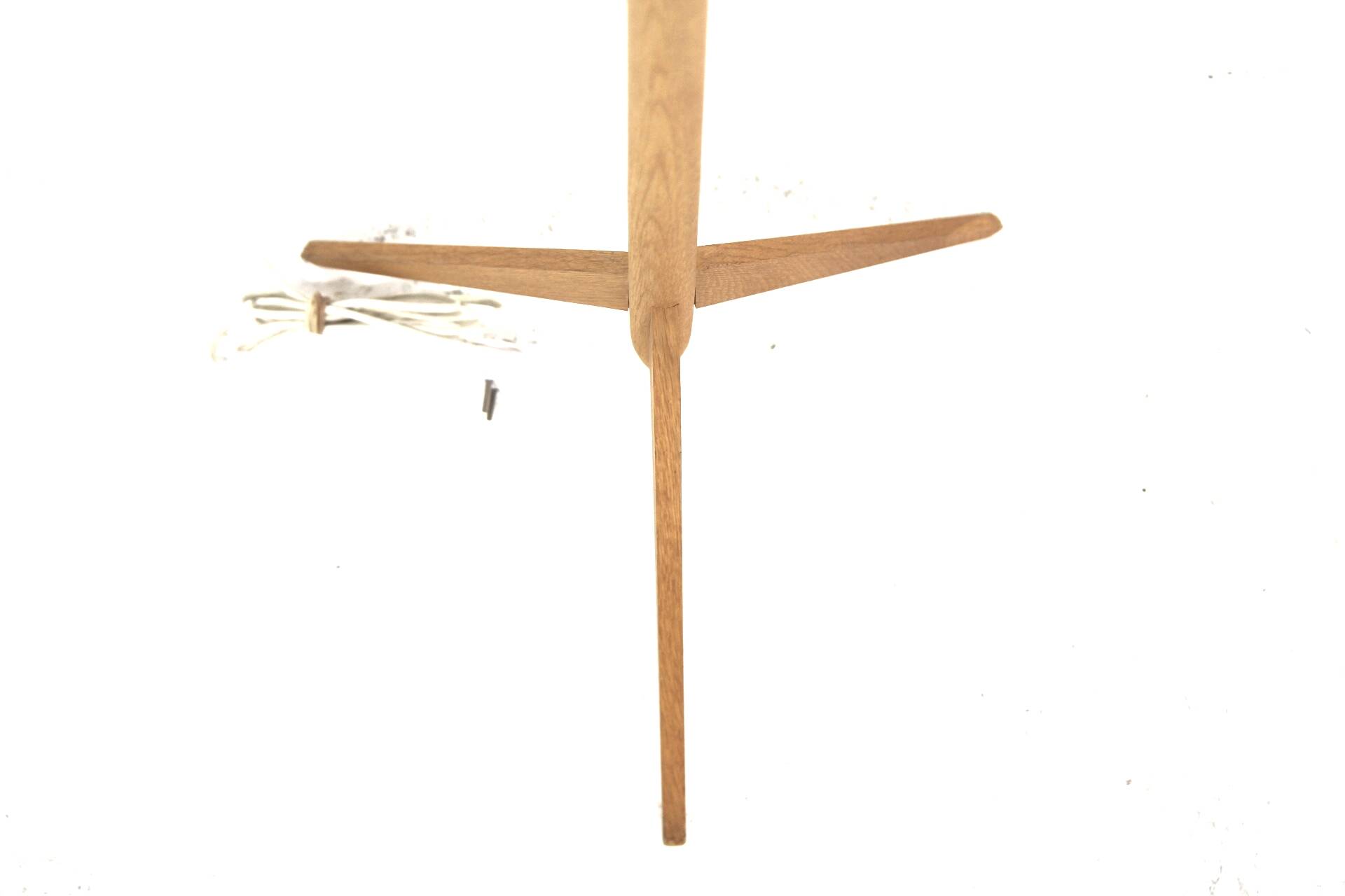 Scandinavian oak floor lamp, Sweden, 1960