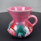 Petit pichet vase Vallauris rose