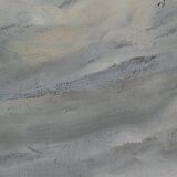 Scandinavian modern painting, 1929, Oil on board.