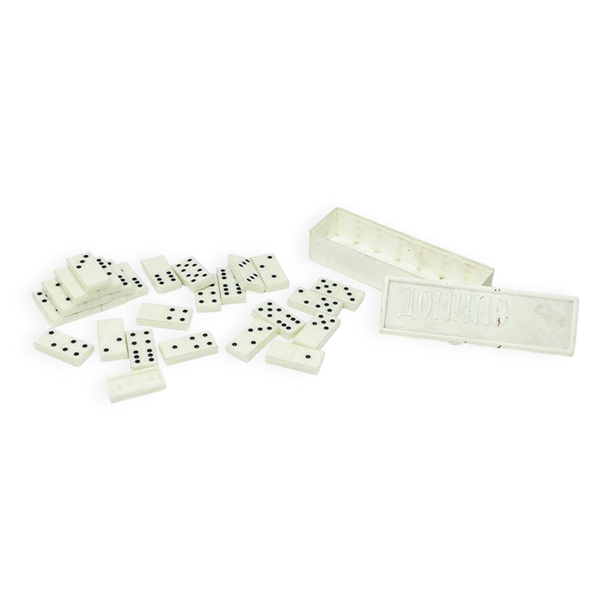 Postmodern domino game, USSR, 1970s, set of 28