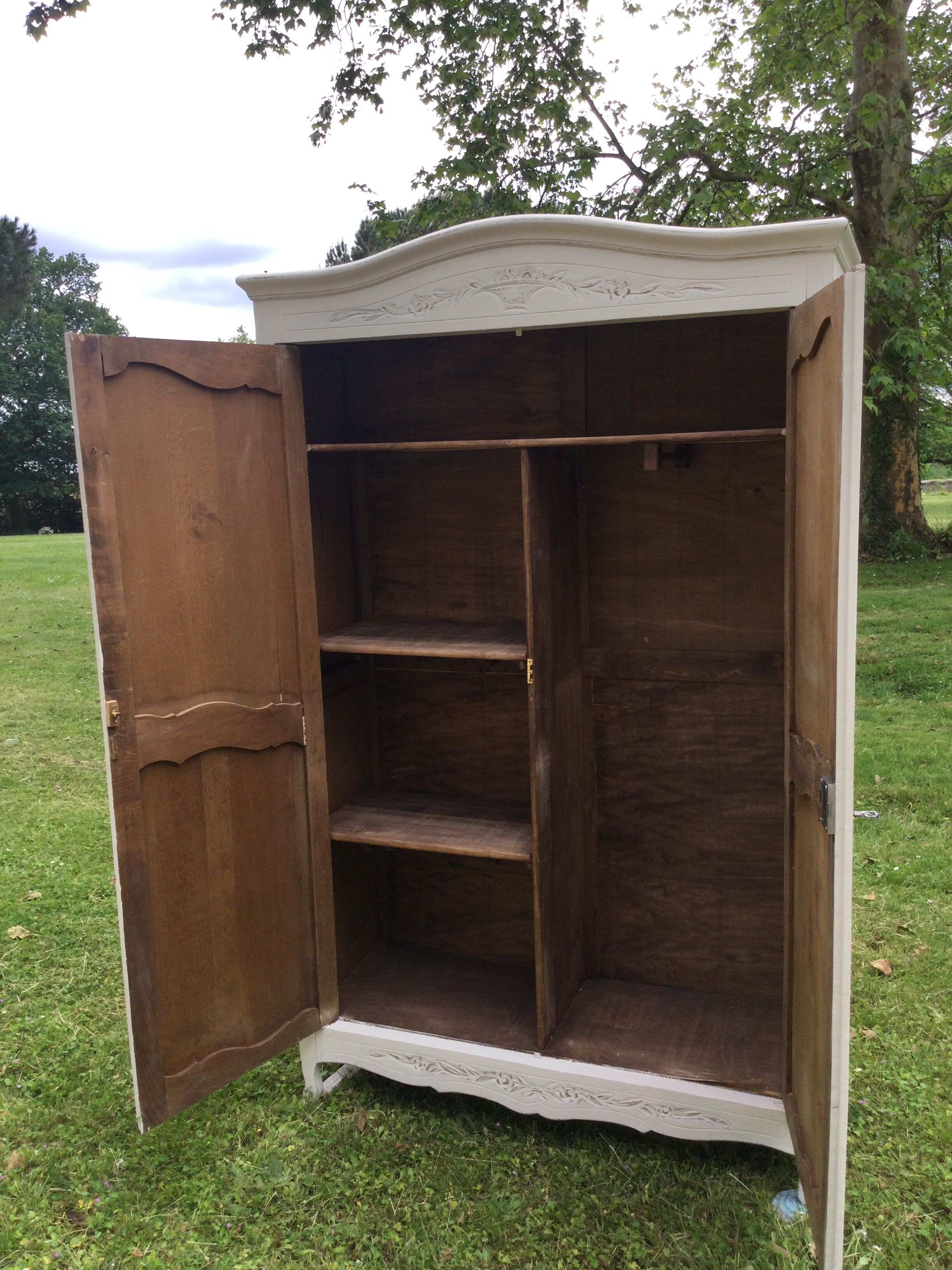 Old patinated cabinet
