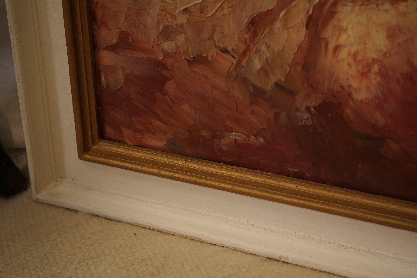 Portrait woman oil on canvas 1970