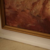 Portrait woman oil on canvas 1970