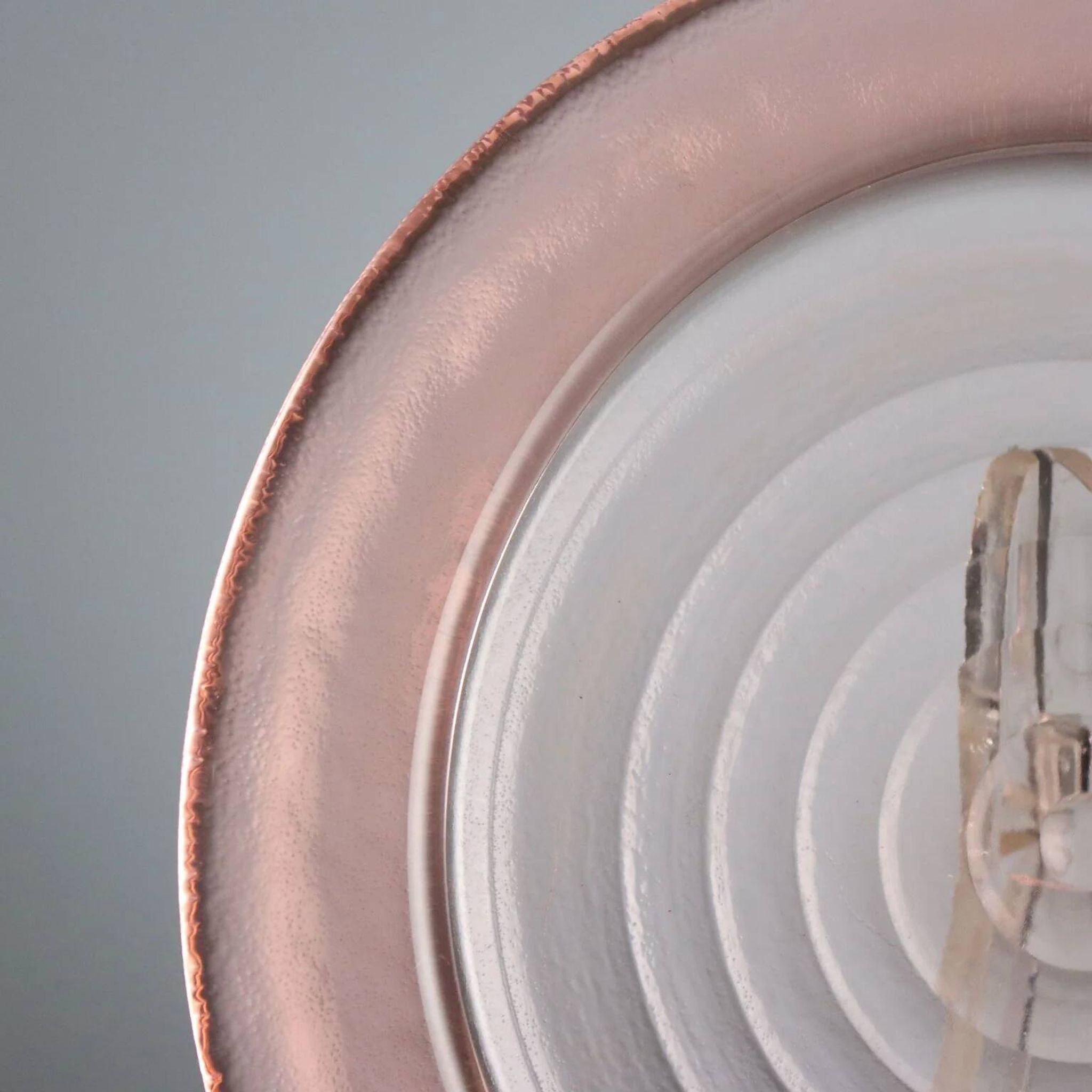 Vintage glass plate Nason & Co. Italy 1990s
