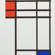 1970s Piet Mondrian Limited Edition Lithograph Numbered in Pencil.