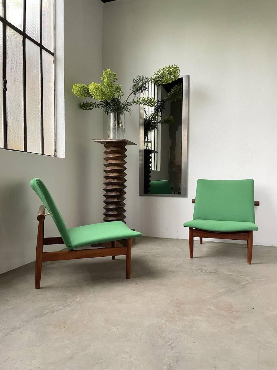 Pair of Finn Juhl Armchair model “Japan” France & Son