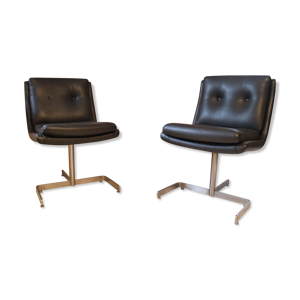 Paire de fauteuils 1970