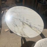 Oval marble table  1970