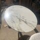 Oval marble table  1970