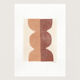 Painting on paper •Terracotta M709 • signed eawy