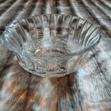 Antique cut glass salad bowl