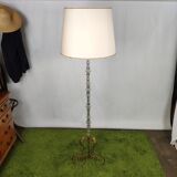 Glass and brass lamppost