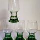 Four vintage XXL crystal glasses