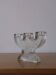 Pukeberg crystal glass candle holder "Tree" | Sweden | 1970s