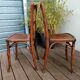 Paire d'ancienes chaises bistrot Luterma