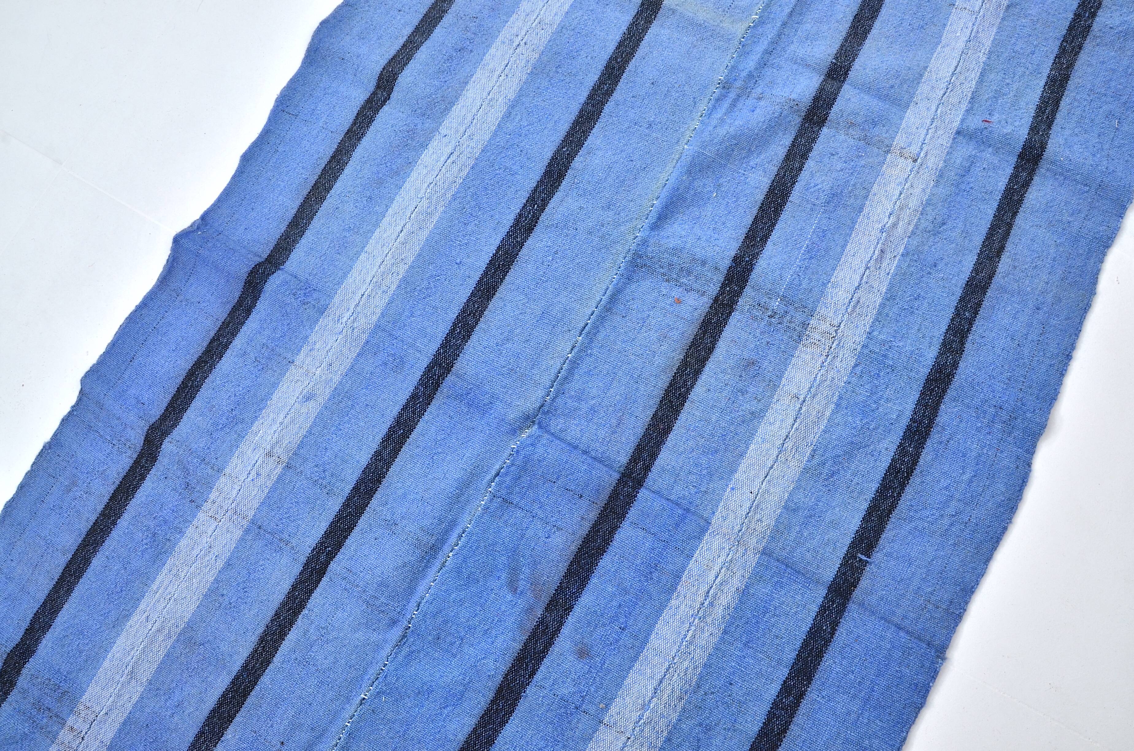 Blue Neutral Oushak Kilim Rug sku 3050