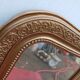 19th century wood and gilded stucco mirror