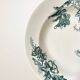Set of nine deep plates in Givors earthenware, "Floreal" model.