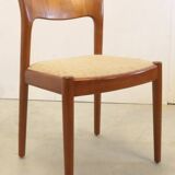 Set de 4 chaises Koefoed 'Skoven' teck vintage