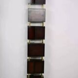 Vintage screen in wood and brass