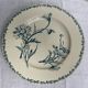 Iron earth dessert plate Marguerite model, KetG Luneville