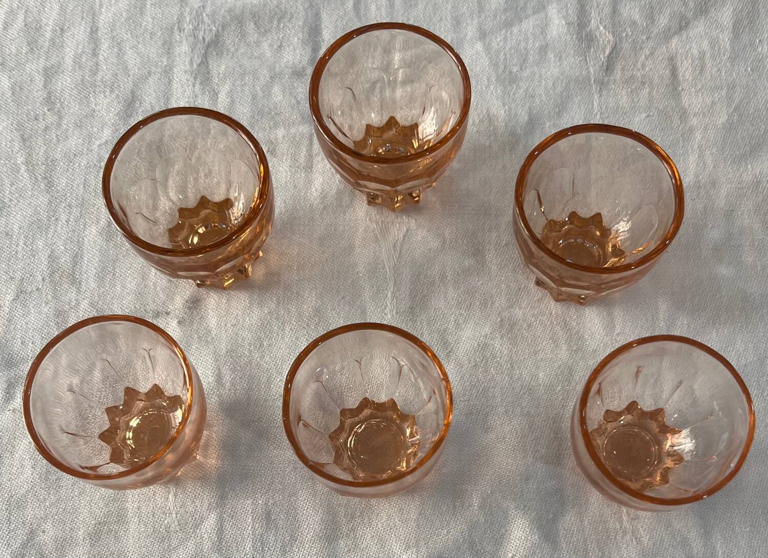 Pink shot glasses