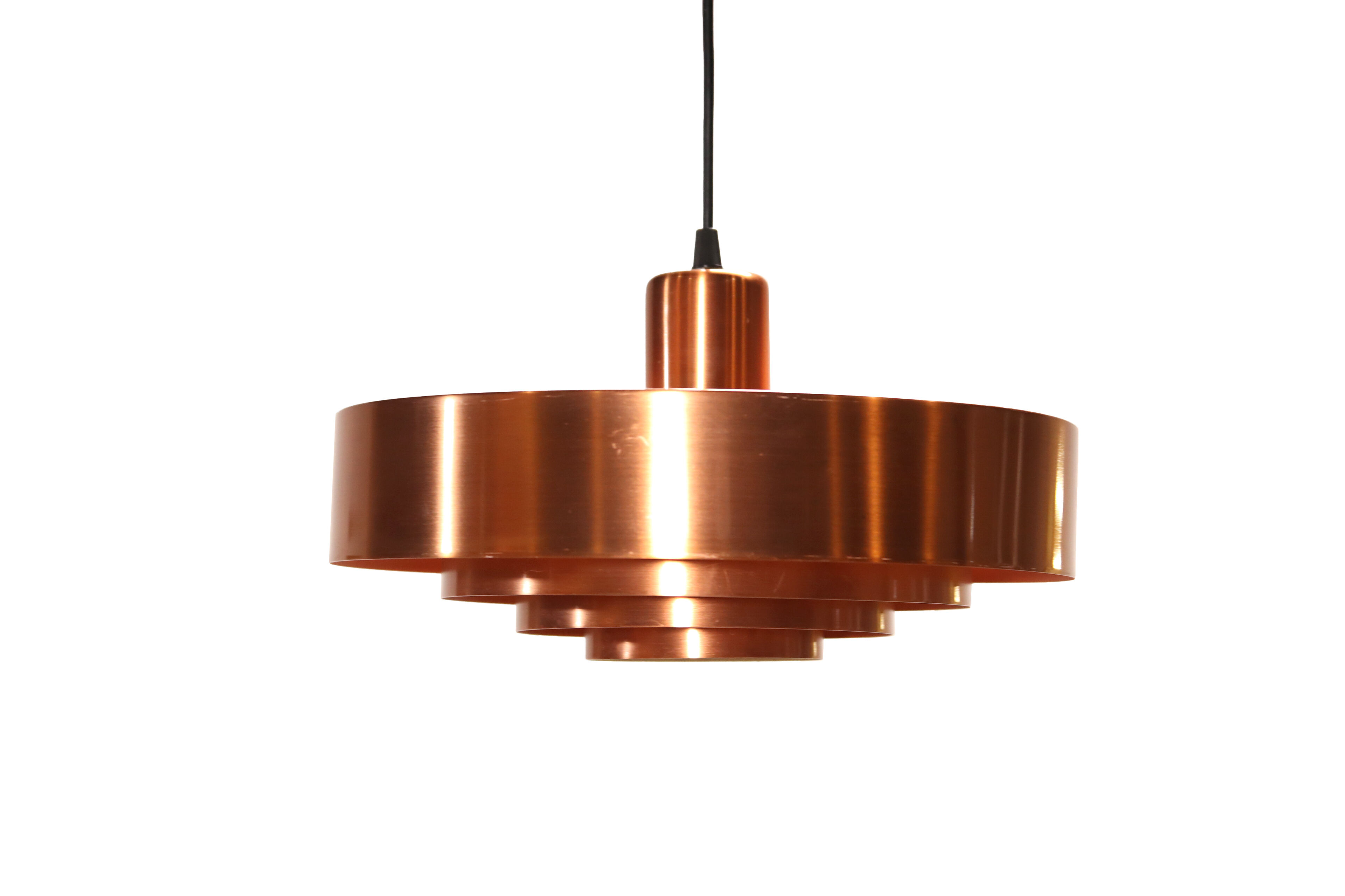 Jo Hammerborg Copper Roulet pendant lamp for Fog and Morup