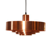 Jo Hammerborg Copper Roulet pendant lamp for Fog and Morup