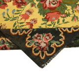 Handwoven Vintage Flatweave Brown Kilim 200 cm x 246 cm - 23362